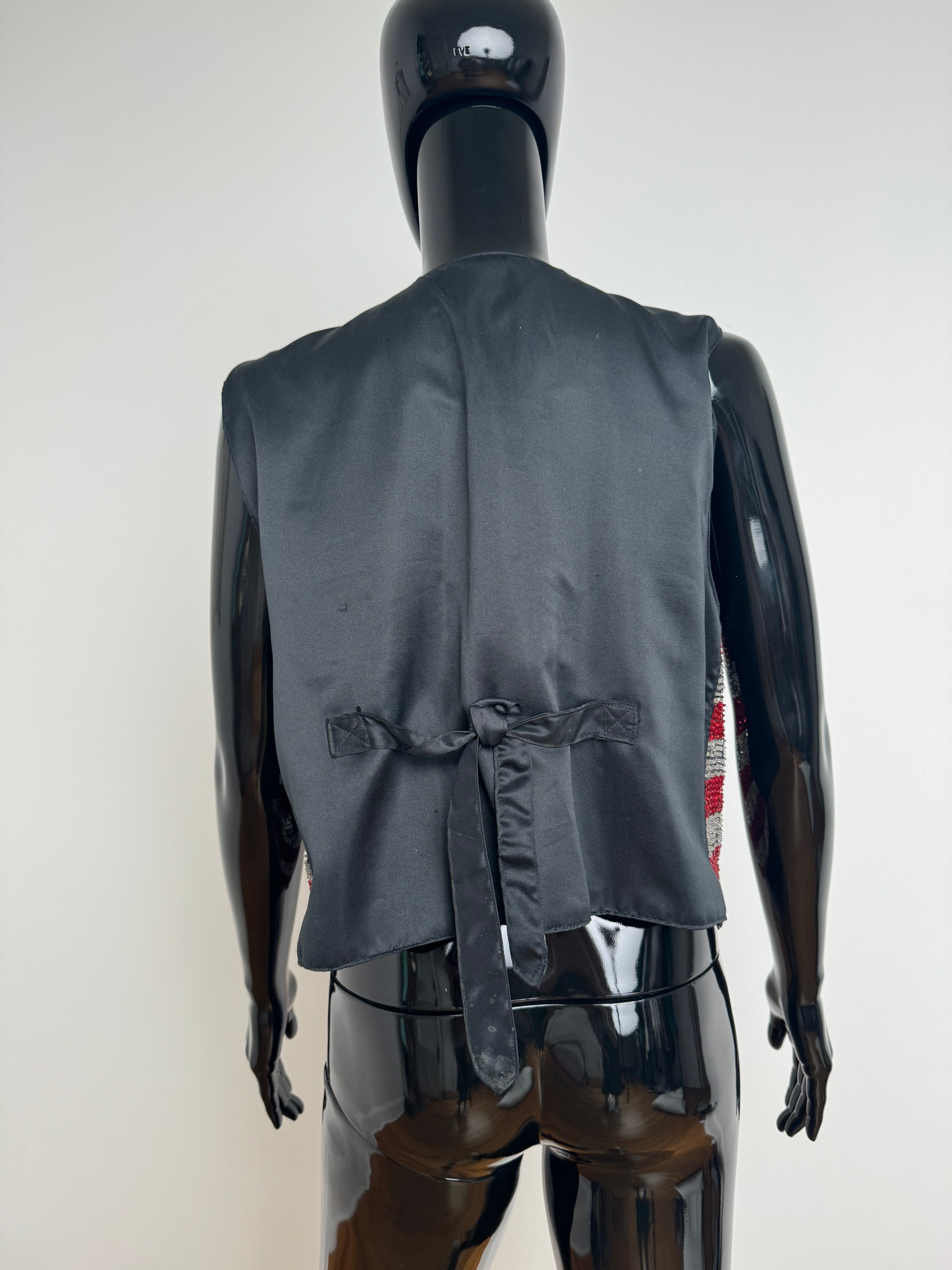 Sequin American Flag Vest