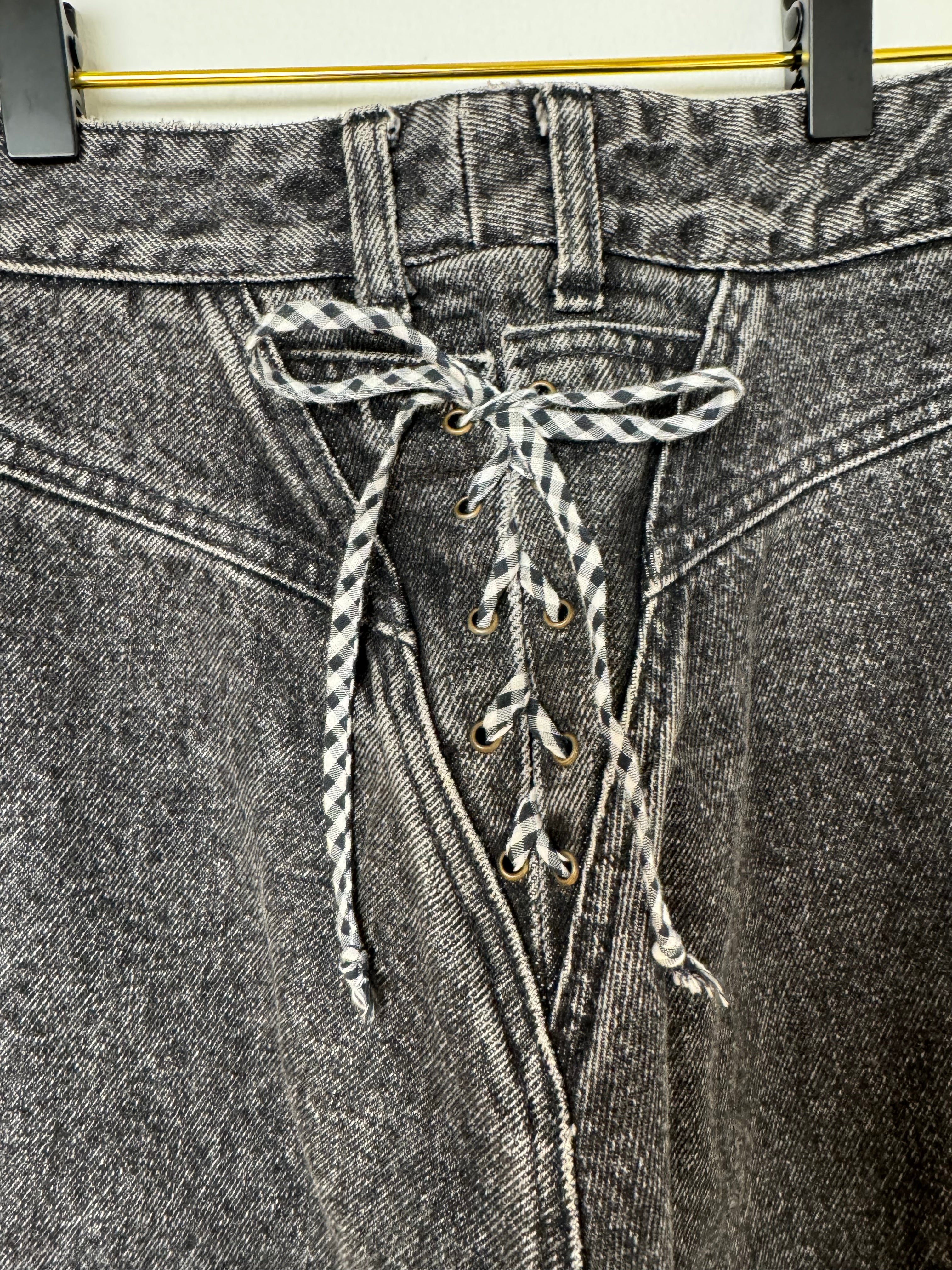 Corset Back Acid Wash Guess Jeans