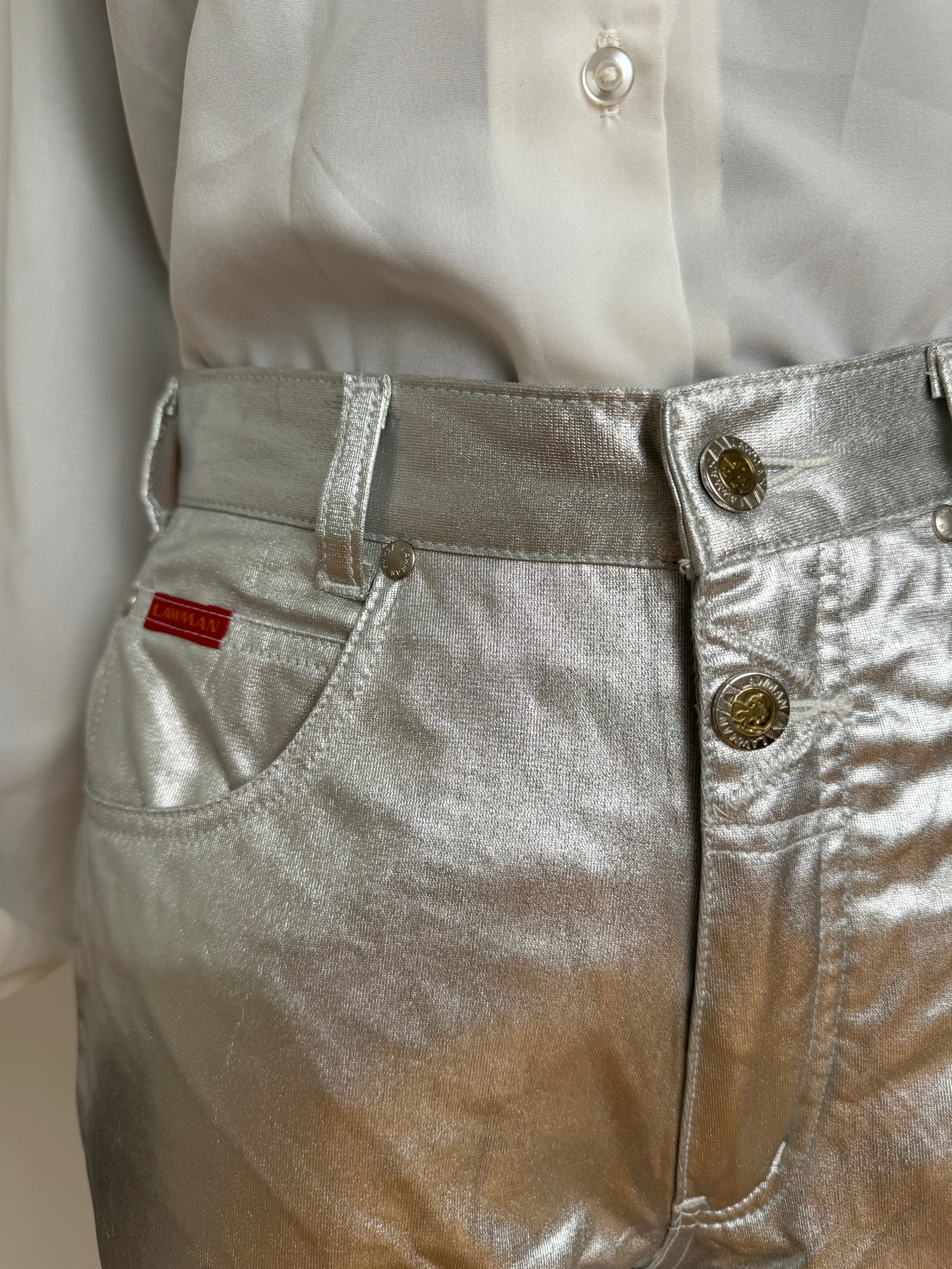 Silver Lawman Western Rodeo Pants