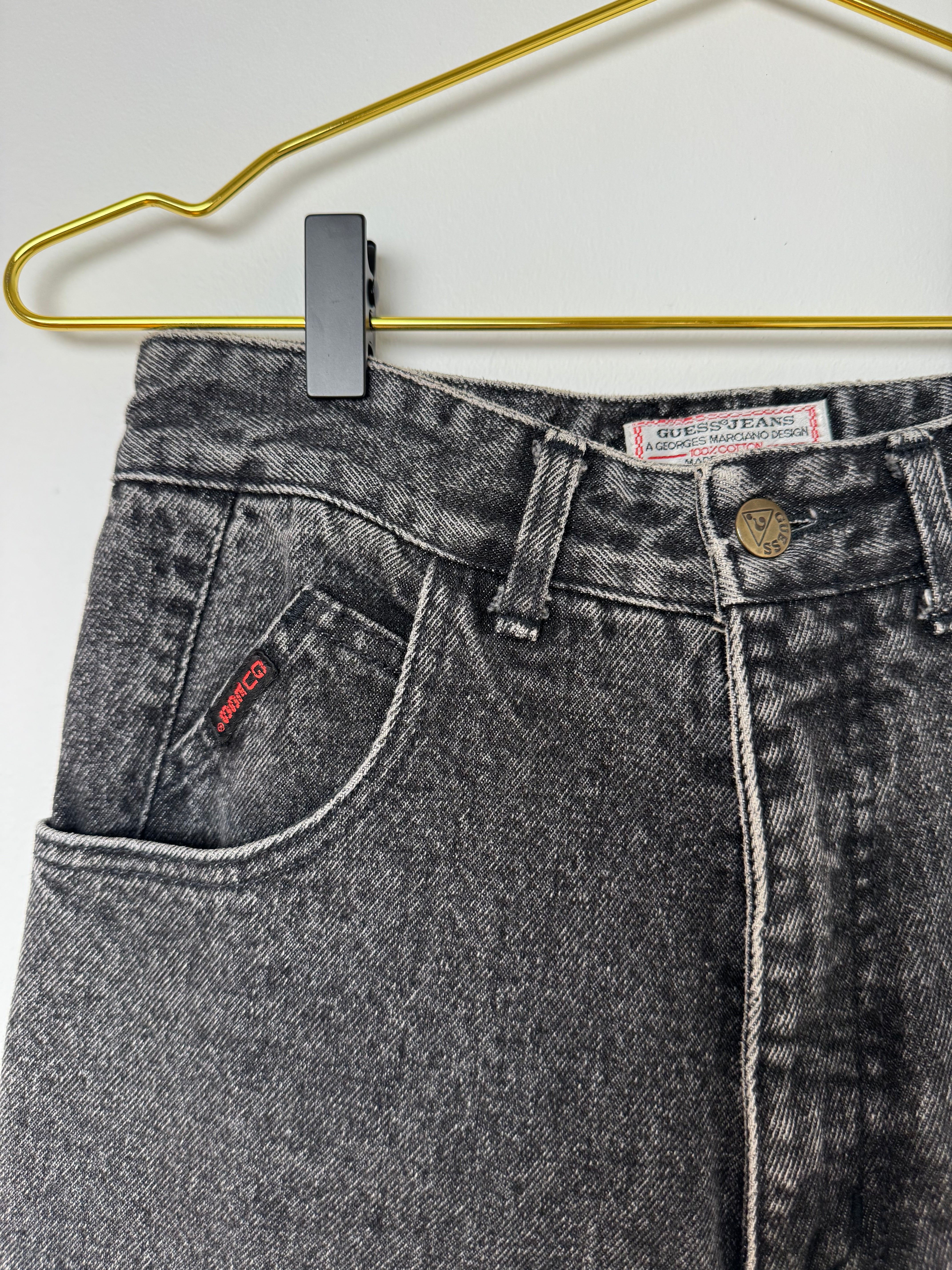 Corset Back Acid Wash Guess Jeans