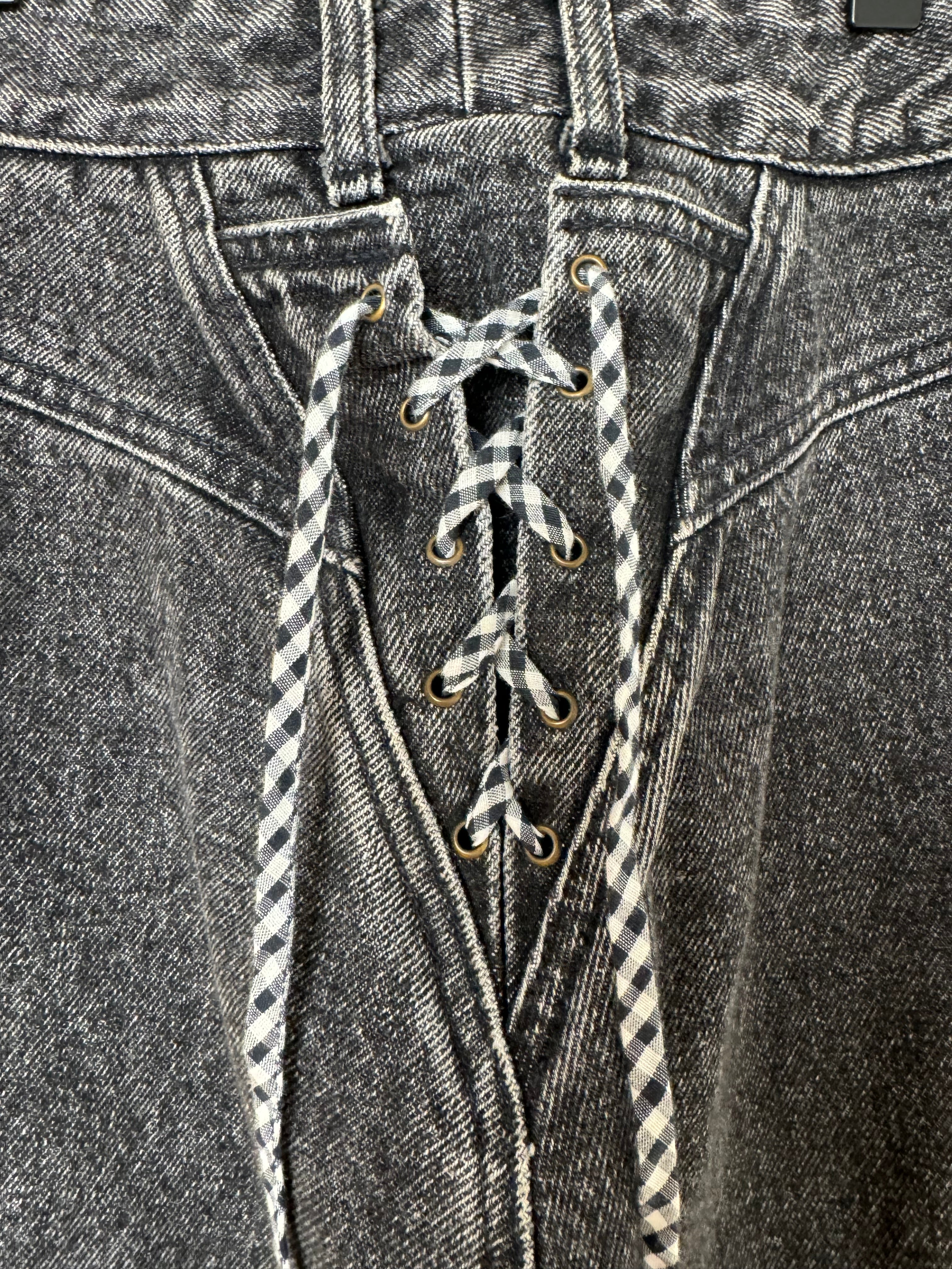 Corset Back Acid Wash Guess Jeans